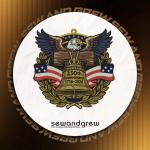 250th Anniversary Eagle Ornament Embroidery Design