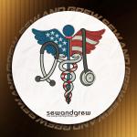 American wings Embroidery Design