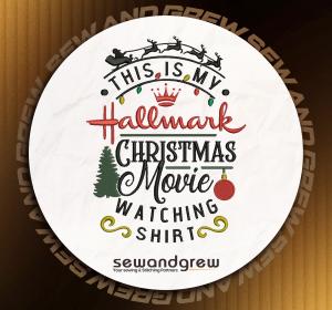 Christmas Movie Embroidery design
