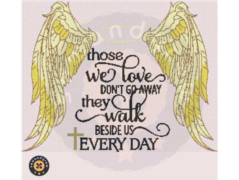 Soul Love Wings Cross Stitch