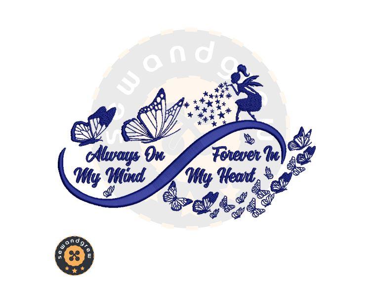 Be in my heart Embroidery Design