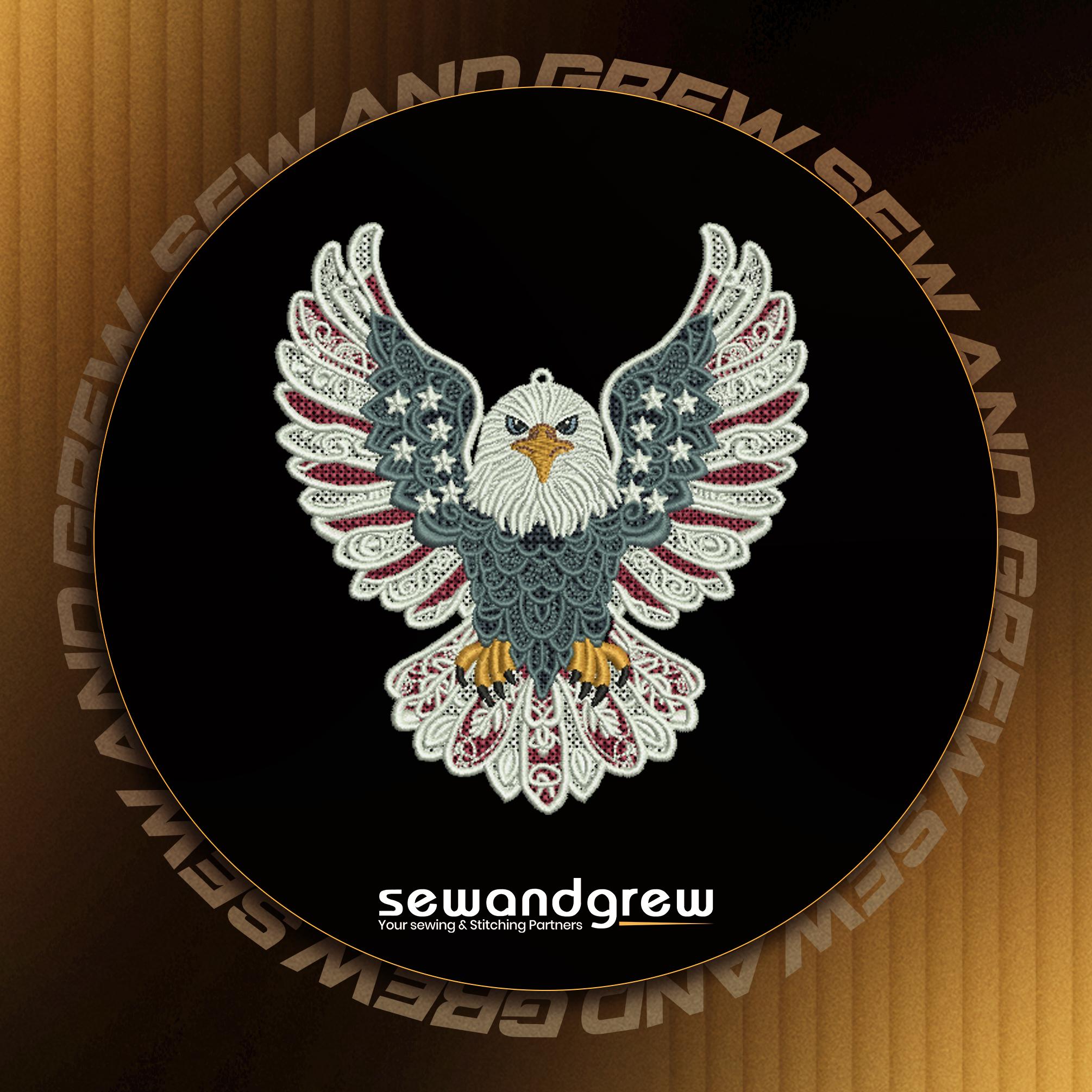 American Eagle FSL Embroidery design
