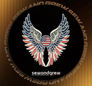 FSL American Wings Embroidery Design