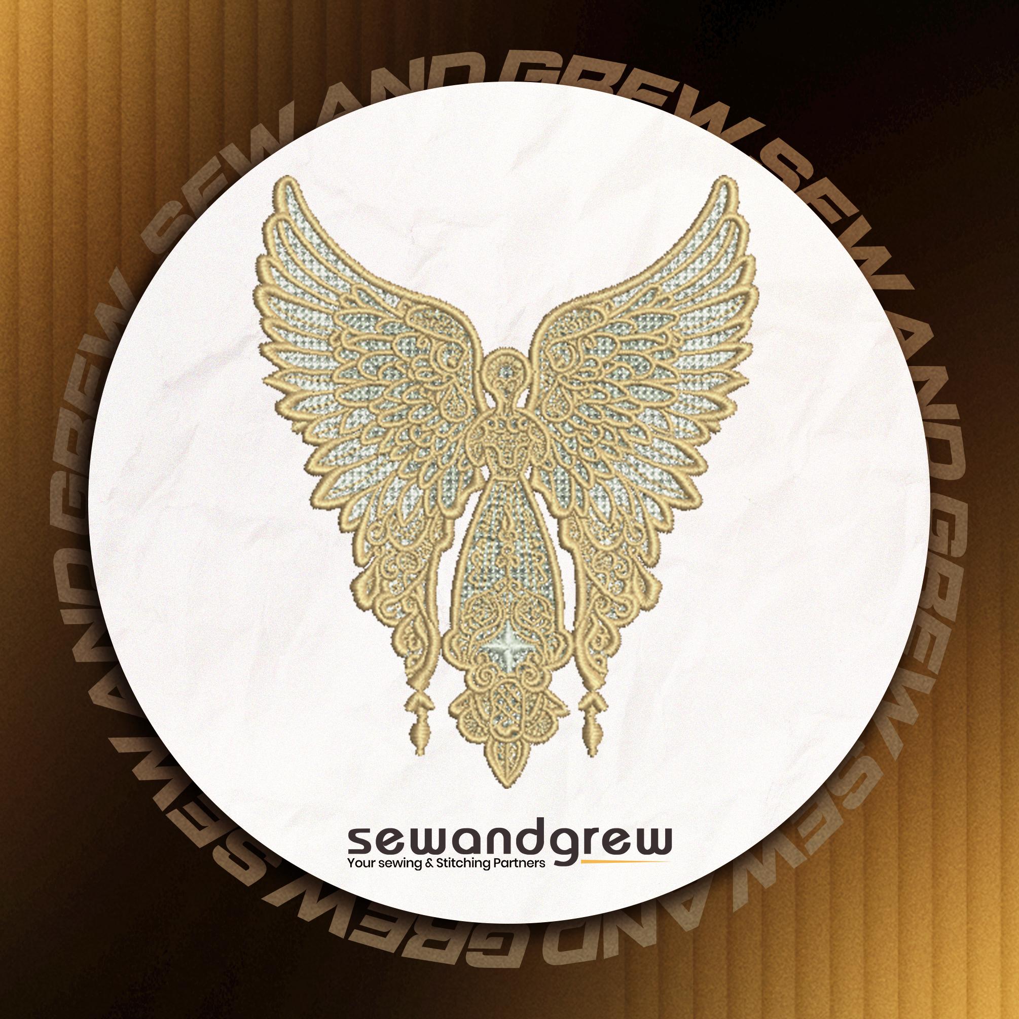 FSL Angel Embroidery Design