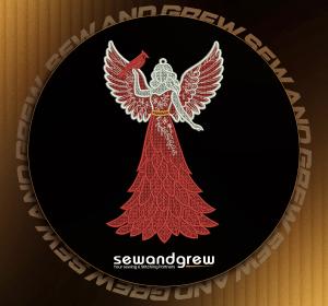 FSL Red Angel Embroidery design
