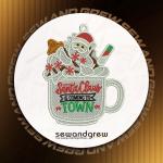 Hot Cocoa With Santa FSL Embroidery design