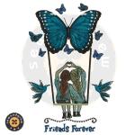 Best Friends Forever Embroidery Design