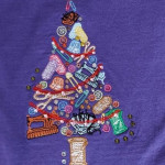 Christmas Sewing Tree Embroidery Design