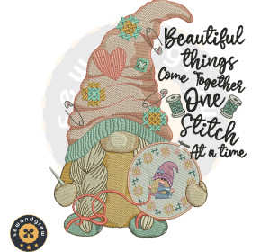 Mama Stitch Embroidery Design