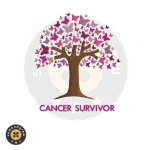 Cancer Survivor Tree Embroidery Design