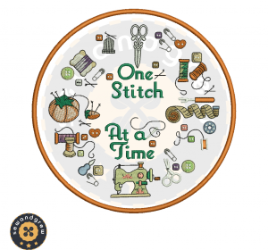 Sewing Embroidery Clock Design