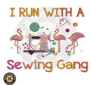 Sewing Gang Embroidery Design