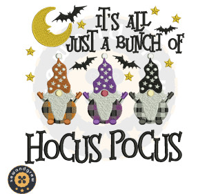 Bunch of Hocus Pocus Embroidery Design