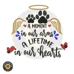 Paw Memories Embroidery Design