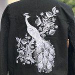 FSL White Peacock Embroidery Design