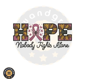 Cancer Hope Embroidery Design