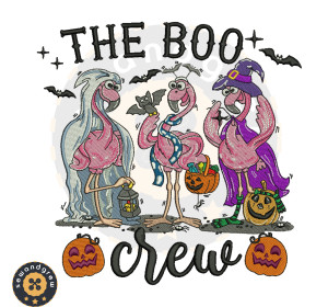 The Boo Crew Embroidery Design