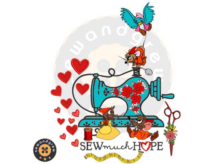 Sew Much Hope Embroidery Design