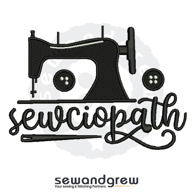 Sewciopath Embroidery Design