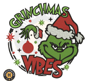GRINCHMAS VIBES EMBROIDERY