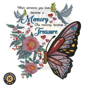 Memory Treasure Embroidery Design